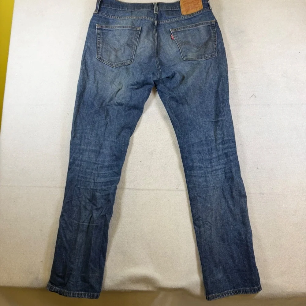 Levis 511 Slim Fit Jeans Mens Medium Wash Blue Denim Pants 32x32 7805